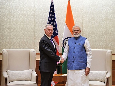 Jim Mattis' visit confirms India-US axis is now complete; complemented by rise of Russia-China-Pakistan coalition Jim Mattis' visit confirms India-US axis is now complete; complemented by rise of Russia-China-Pakistan coalition