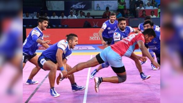 Pro Kabaddi League 2017: Nitin Rawal helps Jaipur Pink Panthers eke out close draw against Haryana Steelers