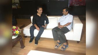 Arvind Kejriwal meets Kamal Haasan highlights: AAP chief terms actor an anti-corruption crusader, says like-minded people should meet often