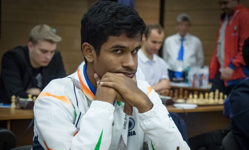 Karthikeyan at the World Teams 2017. Image courtesy: Anastasiya Balakhontseva