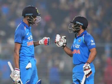 Hardik Pandya (L) and Kedar Jadhav (R) are proving to be just the right foil for Mahendra Singh Dhoni in India’s middle order. AFP