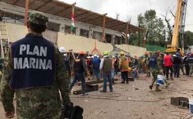 Strong 6.2-magnitude earthquake shakes Mexico as country continues to recover from last week's tremors