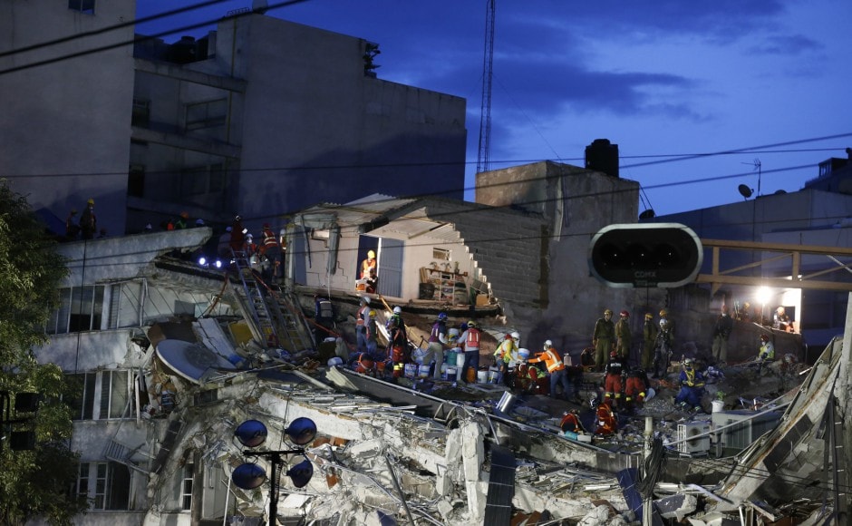 Mexico waited anxiously for signs of life in the rubble of collapsed buildings as a desperate search for survivors of a devastating earthquake entered a fourth day. AP Mexico waited anxiously for signs of life in the rubble of collapsed buildings as a desperate search for survivors of a devastating earthquake entered a fourth day. AP
