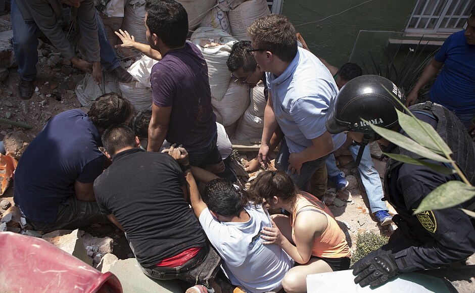 In addition to Mexico City, people were also killed in Puebla, Morelos, Mexico state and Guerrero, said Interior Minister Miguel Osorio Chong. AP In addition to Mexico City, people were also killed in Puebla, Morelos, Mexico state and Guerrero, said Interior Minister Miguel Osorio Chong. AP