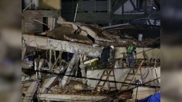 Strong 5.9-magnitude earthquake strikes off Mexican west coast week after tremors kill 307 people