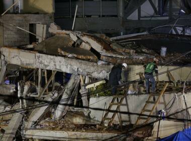 Strong 5.9-magnitude earthquake strikes off Mexican west coast week after tremors kill 307 people