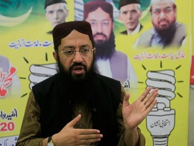 Mohammad Yaqoob Sheikh of JUD-supported Milli Muslim League (MML). Reuters