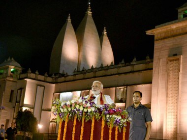 Prime Minister Narendra Modi in Varanasi. PTI