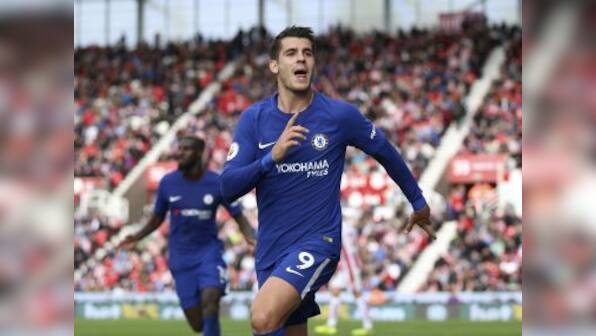 Premier League: Alvaro Morata's hat-trick helps Chelsea stroll to comfortable victory over Stoke City