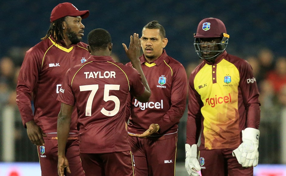 Windies spinner Sunil Narine picked up two wickets and only conceded 15 runs guiding his team home against England in the only T20I at Chester-le-Street. AFP Windies spinner Sunil Narine picked up two wickets and only conceded 15 runs guiding his team home against England in the only T20I at Chester-le-Street. AFP