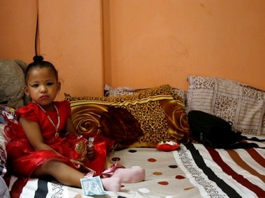 Nepal anoints three-year-old as new living goddess as previous Kumari retires at puberty