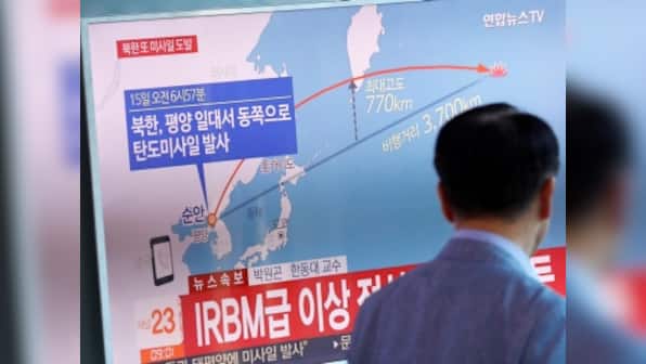 North Korea fires missile over Japan lands in Pacific Ocean: 2nd launch in a month comes after 'sink' threat