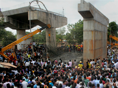 Bhubaneswar flyover collapse: One killed, 11 injured; Naveen Patnaik announces Rs 5 lakh ex-gratia Bhubaneswar flyover collapse: One killed, 11 injured; Naveen Patnaik announces Rs 5 lakh ex-gratia