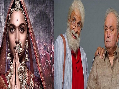 Deepika Padukone's Padmavati to clash with Amitabh Bachchan, Rishi Kapoor's 102 Not Out Deepika Padukone's Padmavati to clash with Amitabh Bachchan, Rishi Kapoor's 102 Not Out