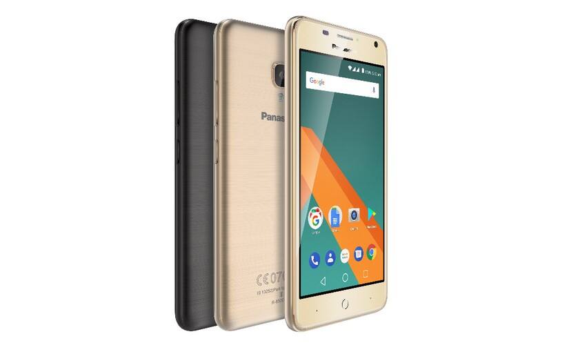 The Panasonic P9 in Champagne Gold and black finishes
