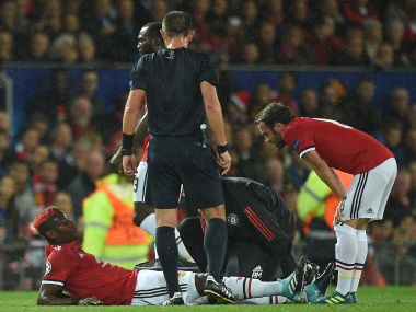 Manchester Uniteds Paul Pogba could be out for weeks after injury in Champions League, says Jose Mourinho