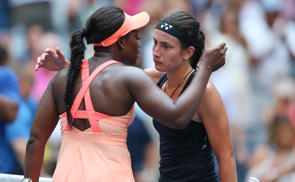 It was an emotional match for both the players who returned from career-threatening injuries. While Stephens is back from a major foot injury that saw her out of action for a year, Sevastova took nearly two years off with back and muscle injuries. Reuters It was an emotional match for both the players who returned from career-threatening injuries. While Stephens is back from a major foot injury that saw her out of action for a year, Sevastova took nearly two years off with back and muscle injuries. Reuters