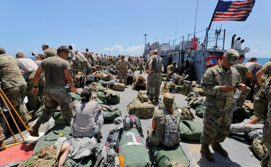 United States Army soldiers at Virgin Islands too were evacuated in advance of Hurricane Maria. Maria is the most powerful hurricane to hit Puerto Rico in 85 years, since a Category 4 storm swept the US island territory in 1932. Reuters United States Army soldiers at Virgin Islands too were evacuated in advance of Hurricane Maria. Maria is the most powerful hurricane to hit Puerto Rico in 85 years, since a Category 4 storm swept the US island territory in 1932. Reuters