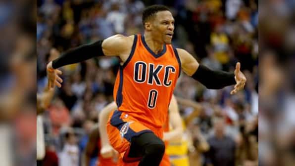 NBA: Reigning MVP Russell Westbrook signs 5-year extension worth $205 million with Oklahoma City Thunder