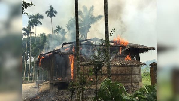 Rohingya militants set Rakhine houses afire to intensify Muslim minority exodus, says Myanmar army chief office