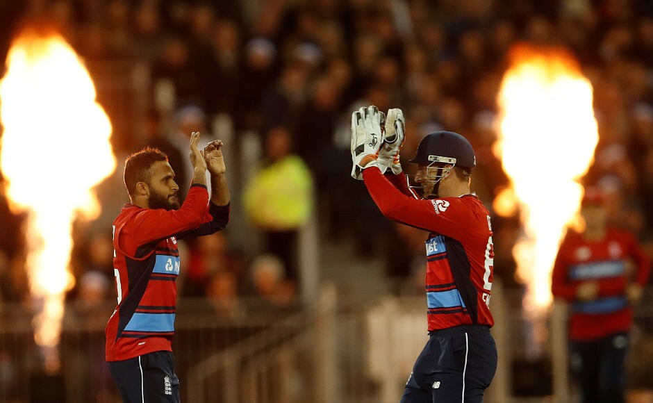 England's leggie Adil Rashid also impressed and snared three wickets to restrict Windies to 176. Reuters England's leggie Adil Rashid also impressed and snared three wickets to restrict Windies to 176. Reuters