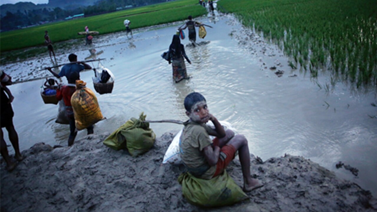 Rohingya Exodus: Destroyed Villages, Trail Of Refugees Across Rakhine ...