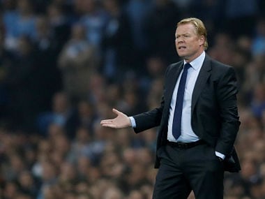 File image of Everton manager Ronald Koeman. Reuters
