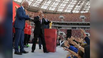 FIFA World Cup 2018: Organising body president Gianni Infantino congratulates Vladimir Putin for changing stereotypes about Russia