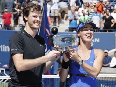 US Open 2017: Martin Hingis and Jamie Murray win mixed doubles title for second Grand Slam together US Open 2017: Martin Hingis and Jamie Murray win mixed doubles title for second Grand Slam together