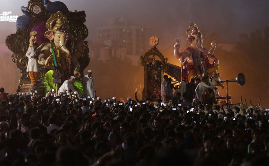 This was the 125th year of the state's biggest public festival. Image courtesy Sachin Gokhale/Firstpost This was the 125th year of the state's biggest public festival. Image courtesy Sachin Gokhale/Firstpost