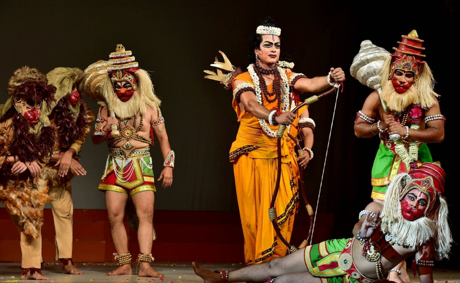 Ramleela originated in northern India in the sixteenth century in connection with religious devotion to Ram, the divine protagonist of the epic Ramayana. PTI Ramleela originated in northern India in the sixteenth century in connection with religious devotion to Ram, the divine protagonist of the epic Ramayana. PTI