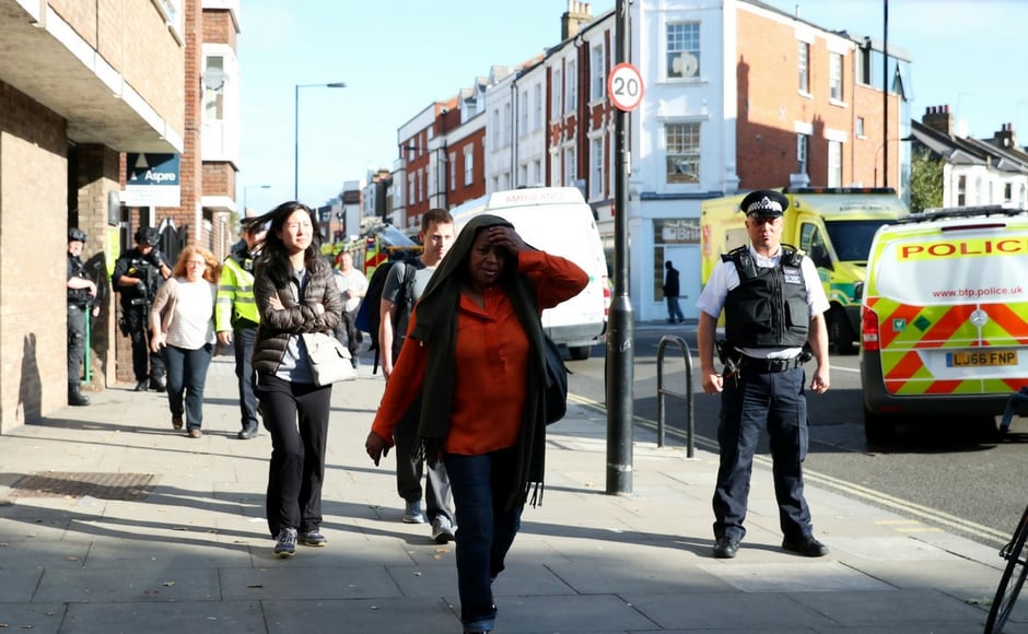 So far the London Fire Brigade has rescued 253 people from a train not involved in the incident. The investigation is now underway by the Metrpolitan Police's Counter Terrorism Command. Reuters So far the London Fire Brigade has rescued 253 people from a train not involved in the incident. The investigation is now underway by the Metrpolitan Police's Counter Terrorism Command. Reuters