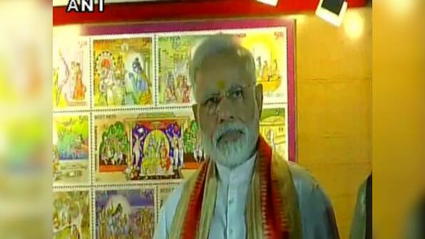 Narendra Modi in Varanasi: PM releases postage stamp on different aspects of Lord Ram's life
