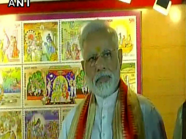 Narendra Modi in Varanasi: PM releases postage stamp on different aspects of Lord Ram's life Narendra Modi in Varanasi: PM releases postage stamp on different aspects of Lord Ram's life