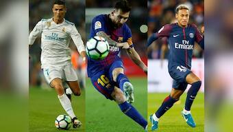Cristiano Ronaldo, Lionel Messi and Neymar on three-man shortlist for Best FIFA Men's Player Award