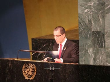 Venezuela's foreign minister at UN @nicolasmaduro