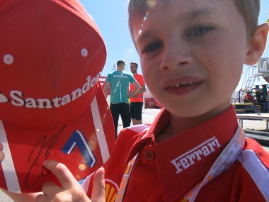 Laureus World Sports Awards: Kimi Raikkonen making the day of crying six-year-old fan is August winner Laureus World Sports Awards: Kimi Raikkonen making the day of crying six-year-old fan is August winner