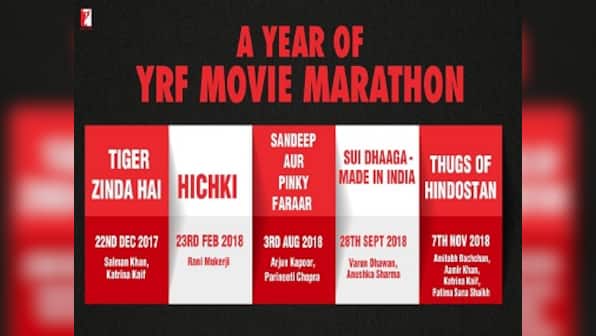Thugs of Hindostan, Tiger Zinda Hai, Hichki release dates announced by YRF: Here's when they come to theatres