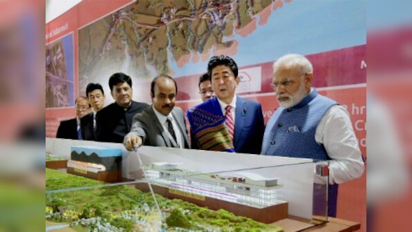 Shinzo Abe in Gujarat: Bullet train will bring pace to India's development, says Narendra Modi