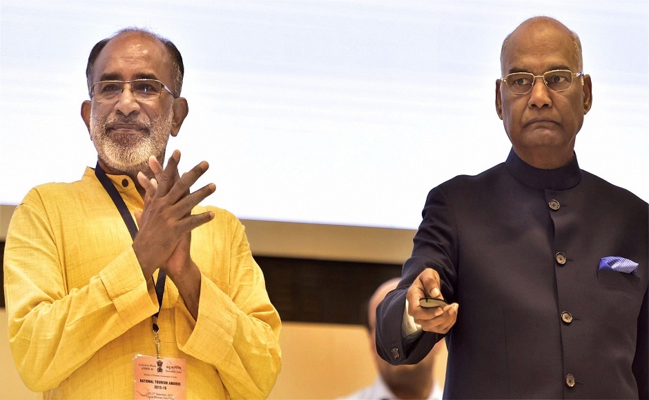President Ram Nath Kovind presented the National Tourism Awards to various segments of the travel, tourism and hospitality industry at a function organised by ministry of tourism in New Delhi on World Tourism Day. PTI President Ram Nath Kovind presented the National Tourism Awards to various segments of the travel, tourism and hospitality industry at a function organised by ministry of tourism in New Delhi on World Tourism Day. PTI