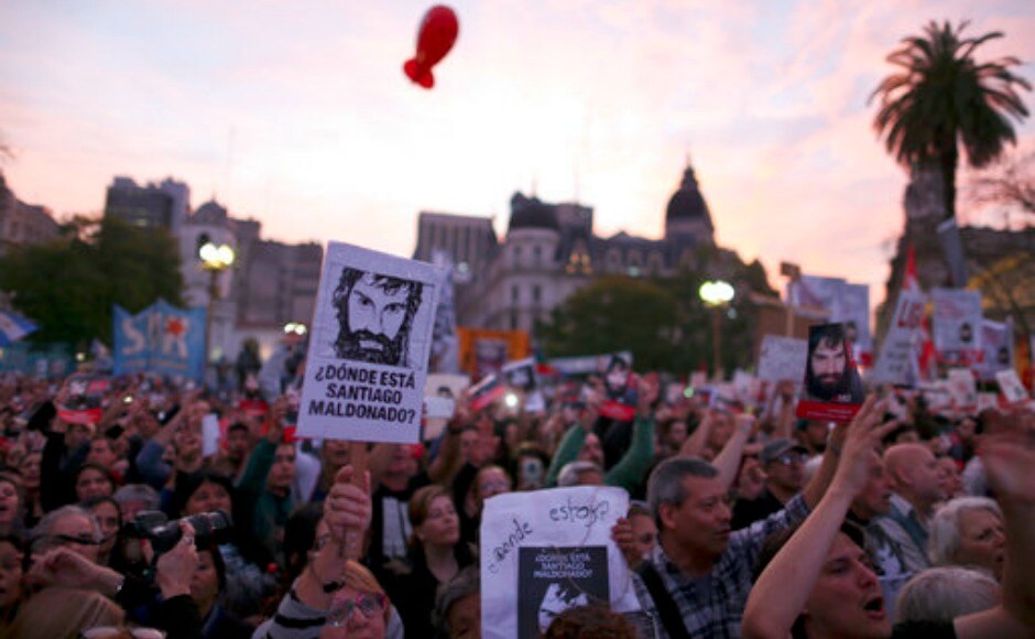 Thousands In Argentina Protest Against Disappearance Of Activist ...