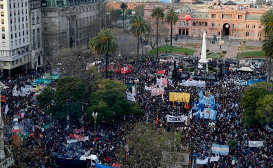 "We want a serious and impartial investigation," Maldonado's brother, Sergio Maldonado, told demonstrators on Friday. "How much more must we ask ourselves: Where is Santiago?" AP