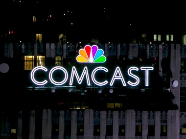 The NBC and Comcast logo. Reuters