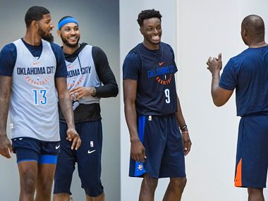 NBA: Carmelo Anthony signs for Oklahoma City Thunder after seven years at New York Knicks NBA: Carmelo Anthony signs for Oklahoma City Thunder after seven years at New York Knicks