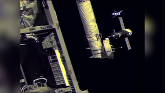 Three new crew members arrive on the ISS on a Soyuz MS-06 spacecraft launched from the Baikonur Cosmodrome