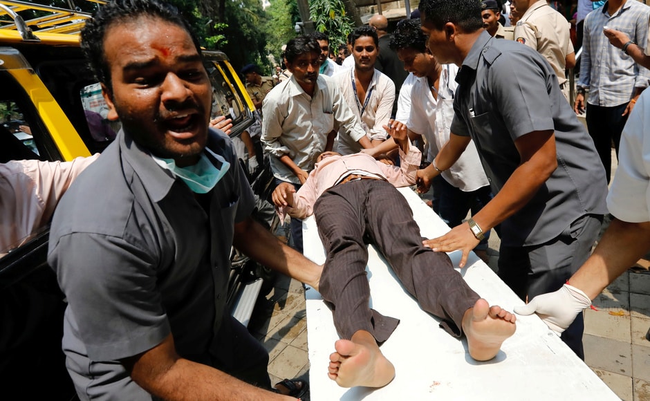 The people injured during the stampede were immediately rushed to nearby KEM hospital with the help of RPF officials. Reuters The people injured during the stampede were immediately rushed to nearby KEM hospital with the help of RPF officials. Reuters