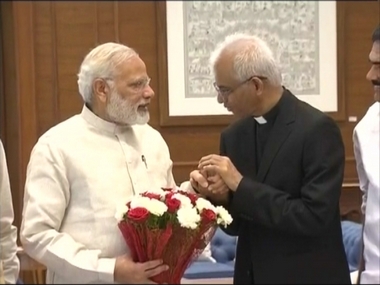 'May God bless all, even my abductors': Father Tom Uzhunnalil meets Narendra Modi, Sushma Swaraj in New Delhi 'May God bless all, even my abductors': Father Tom Uzhunnalil meets Narendra Modi, Sushma Swaraj in New Delhi