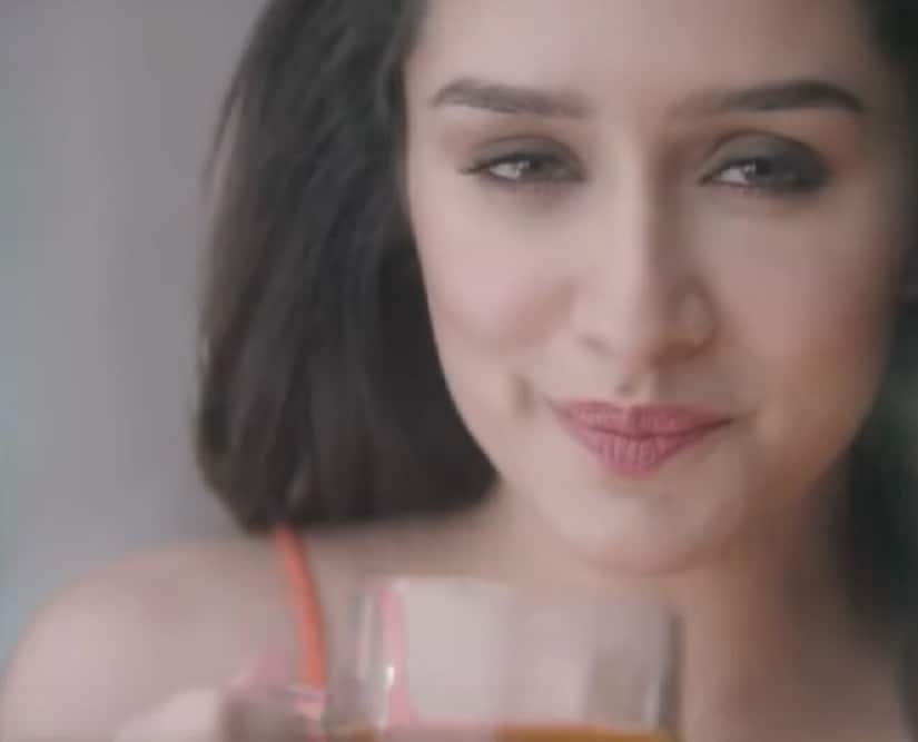 Shraddha Kapoor in a green tea commercial. YouTube