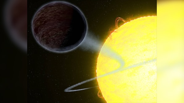 Hubble observes exoplanet so dark that it absorbs 94 percent of the visible starlight that falls on it