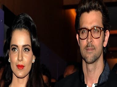 Kangana Ranaut and Hrithik Roshan. Twitter